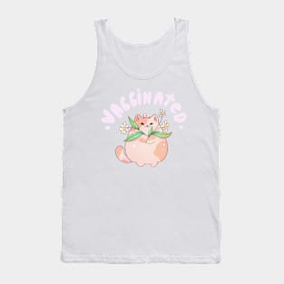 Happy vaccinated Tank Top